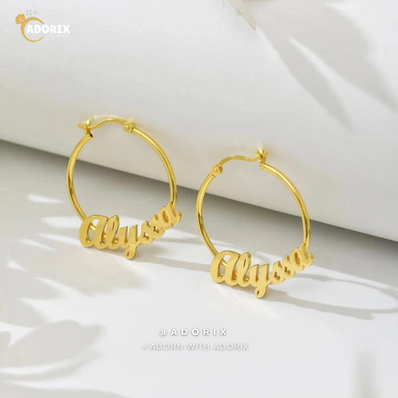 Customize Name Earrings