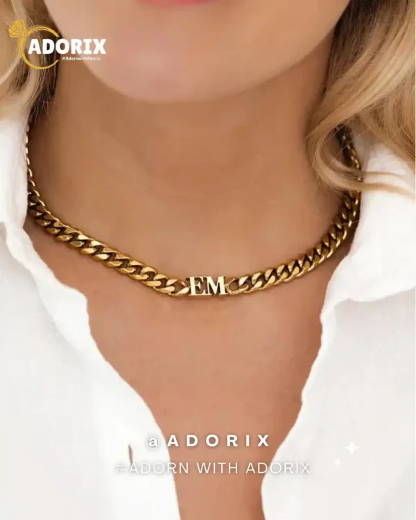 Ciara Initial Choker Necklace - Image 2