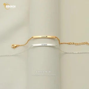 Engraved Name Bar Bracelet