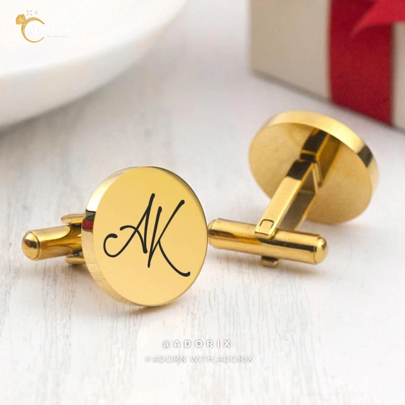 Engraved Wedding Cufflinks