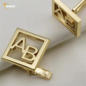 Customized Initial Cufflinks