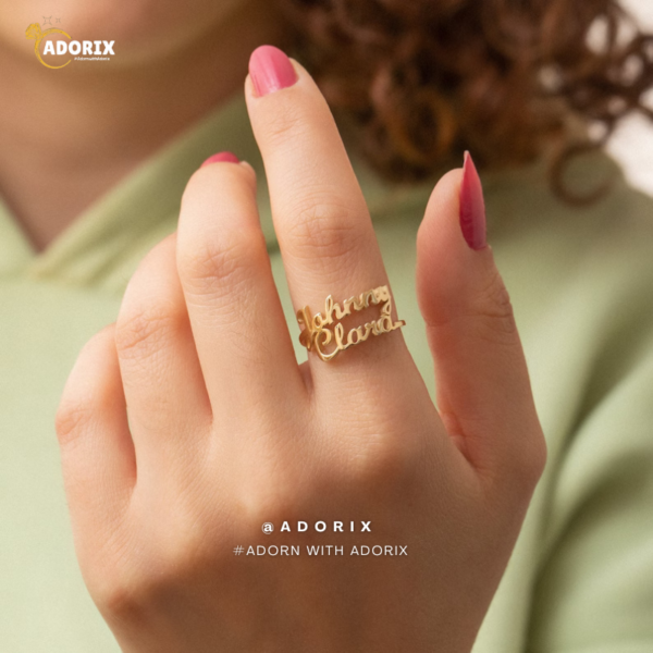 Double Name Ring