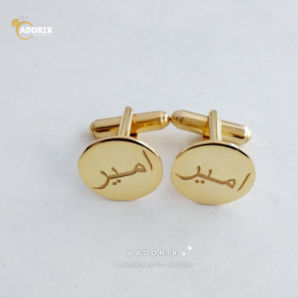 Personalized Urdu Cufflinks