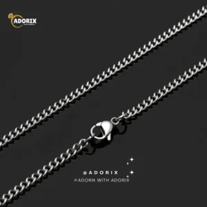 2mm Silver Light weight Figaro Link Neck Chain