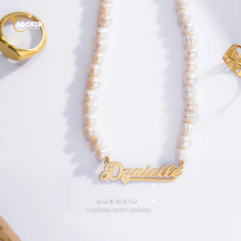 Pearl Name Necklace