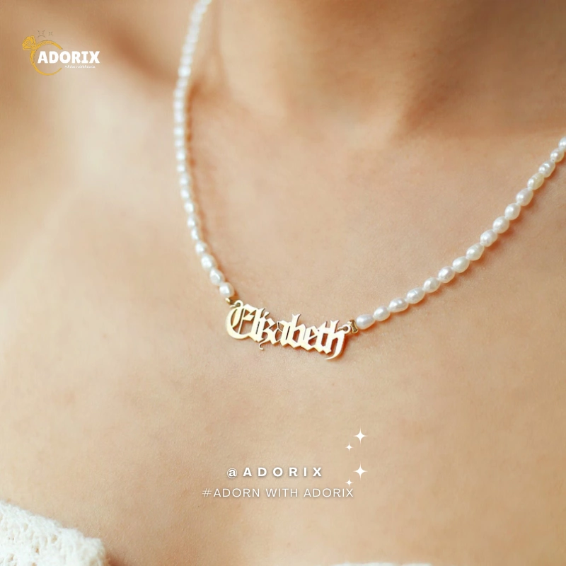 Pearl Name Necklace