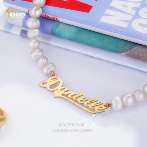 Pearl Name Necklace