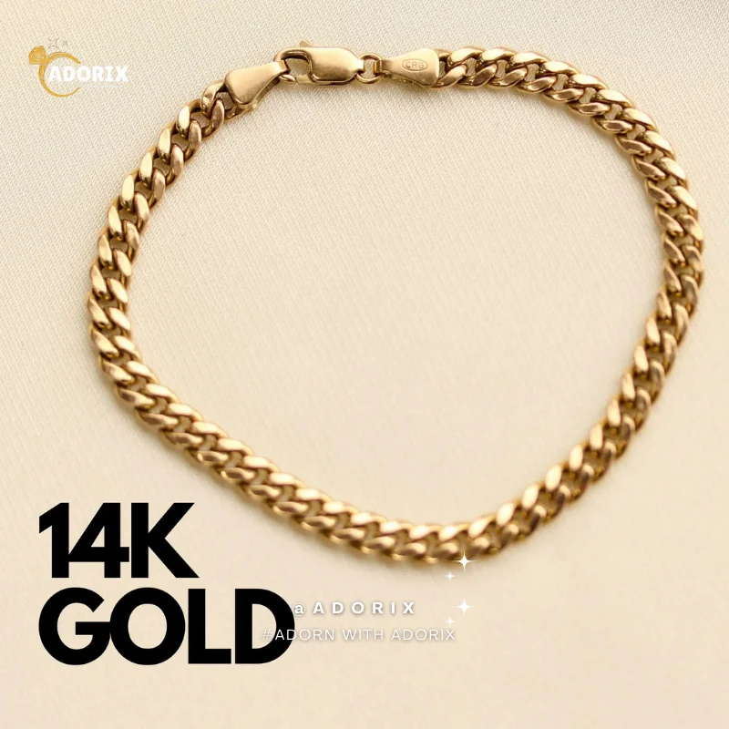 Gold Cuban Link Bracelet