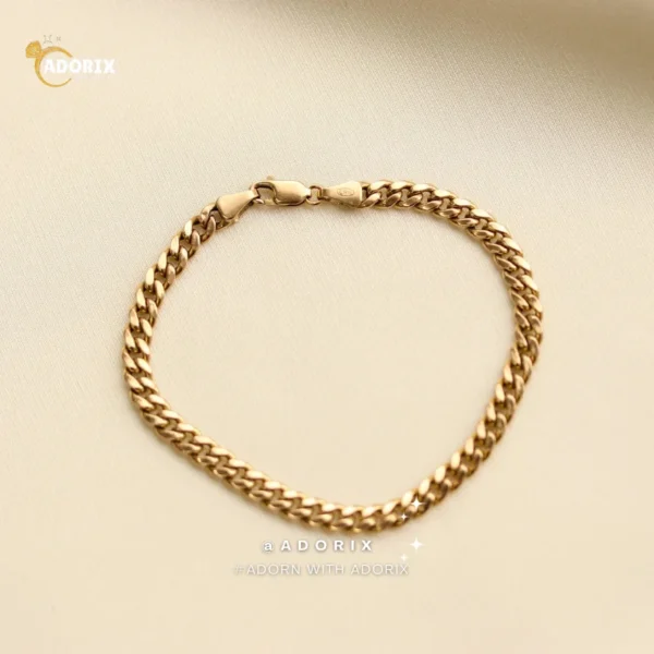 Gold Cuban Link Bracelet