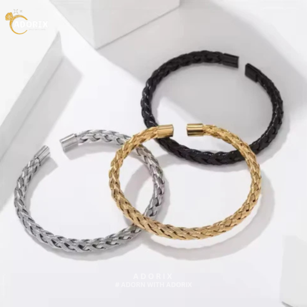 Braided Bangle Kara Bracelet