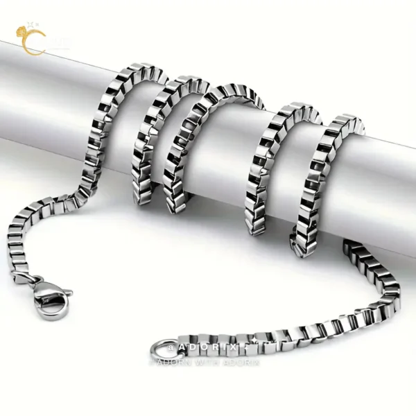 Stainless Steel Necklace Unisex Jewelry For Women Men