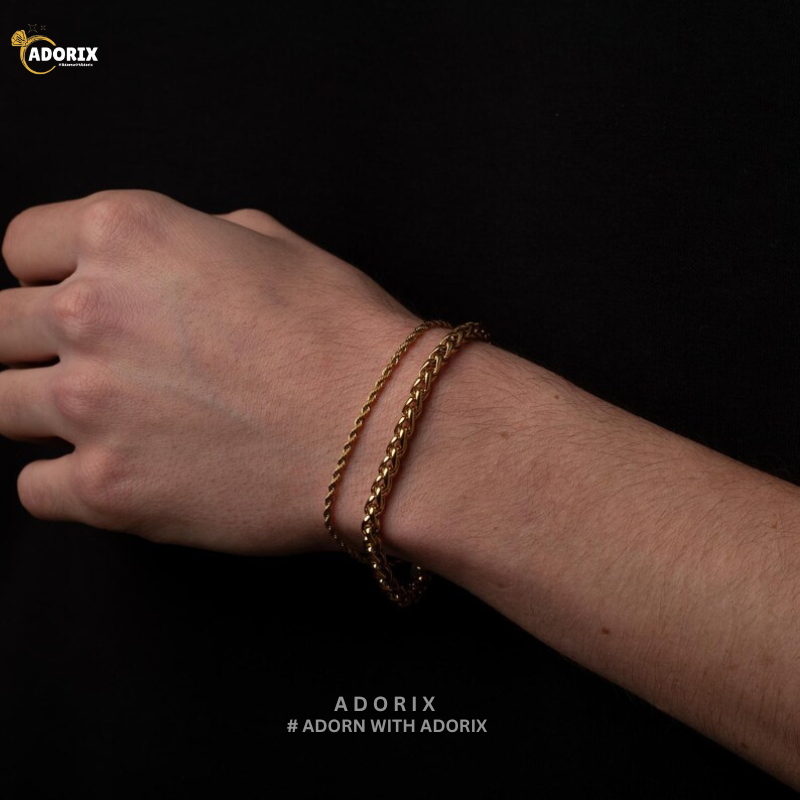 3MM GOLD ROPE CHAIN BRACELET