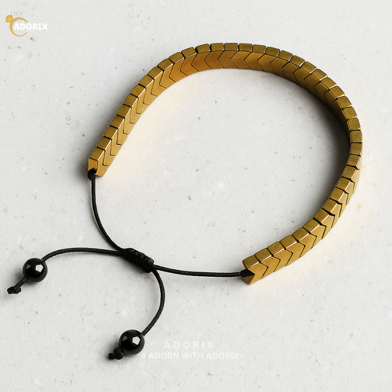 GOLDEN ARROW HEMATITE BRACELET