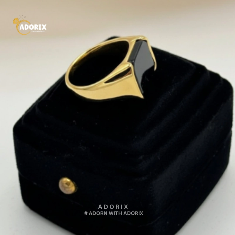 GOLDEN BLACK TURKISH RING