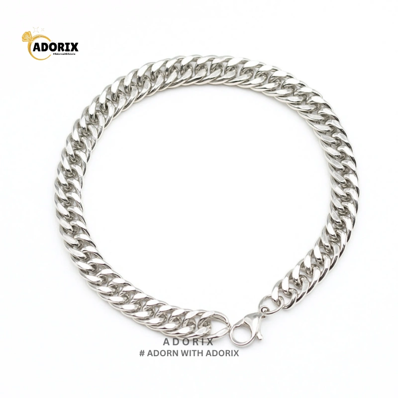 5MM SILVER CUBAN CHAIN BRACELET